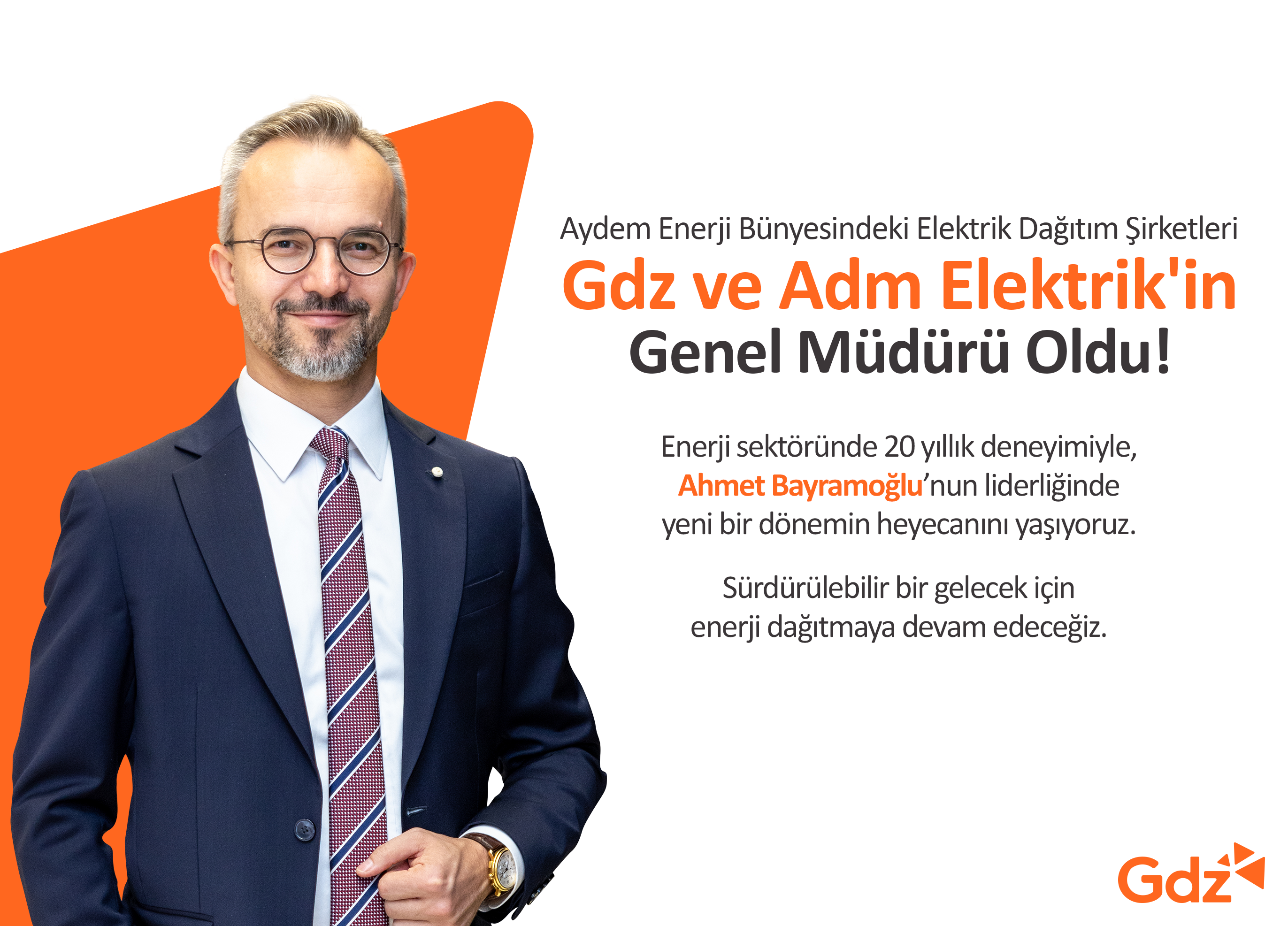 Ahmet Bayramoğlu, Aydem Enerji bünyesindeki elektrik dağıtım şirketlerinin genel müdürü olarak atandı!